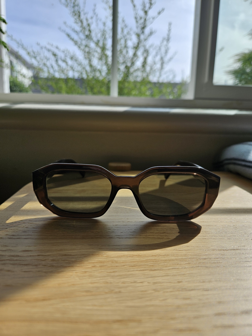 KESSIE Sepia Olive Sunglasses